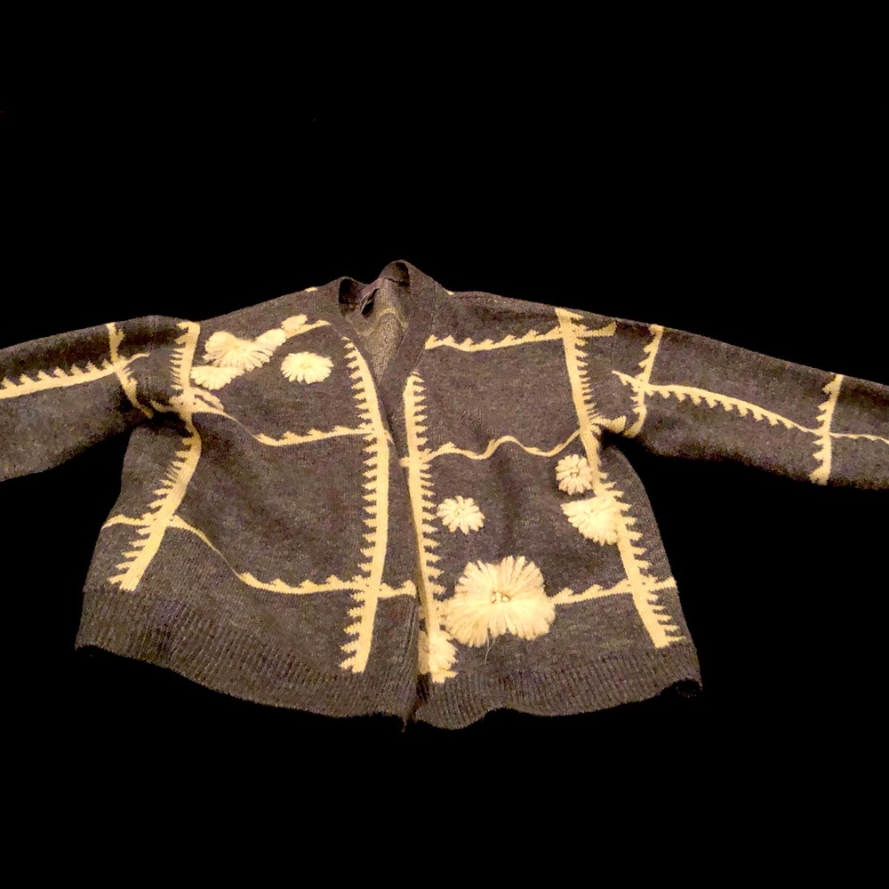Anthropologie open cardigan with a hint of sparkle
